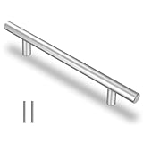 CNMTCCO Schrankgriffe, 10 Stück Möbelgriffe Edelstahl, Schubladengriffe Schublade Türgriff 128mm Lochabstand, Griffe für Küchenschränke T Stangengriff