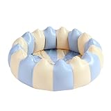 Tragbarer Pool, aufblasbares Wasserspielcenter, platzsparender Strandpool, PVC-Konstruktion für den Innen- und Außenbereich im Garten, leichtes, faltbares Design für sommerlichen Planschspaß, Hinterho