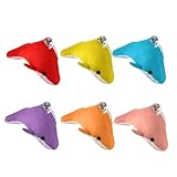 EIHI 6 stücke Kuscheltier Delfin, Schlüsselanhänger Delfin, Plüsch Kleine Delphin Anhänger Plüsch Kleine Delphin Decor Anhänger für Schlüsseltasche Telefon (Zufällige Farbe)