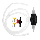 OSOLADY 1 Satz manueller Saugschlauch Siphon-Handpumpe Gassiphonpumpe Kraftstoffförderpumpe Wasserheberpumpe Benzinsiphon Treibstoffübertragung Siphonpumpe für Wasser Gasheber Handpumpe pp