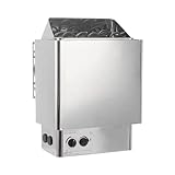 VNATWGOO 3,0 Kw/4,5 Kw/6,0 Kw Trockendampfsaunaofen, 220 V/380 V Elektrischer Saunaofen, Saunaheizmaschine FüR Den Haushalt,6000W220V
