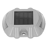 Pilipane LED Solar Auffahrt Deck Licht Dock Lampe für Garten 600mAH (Grünes Licht)