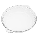 Housoutil Hitzebeständiger Glasdeckel Mikrowellenhaube mit Dampffunktion für Mikrowelle und Ofen Klare Abdeckplatte zum Schutz vor Spritzern Spülmaschinenfest und Langlebig