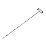 Zunate Premium-Bodensondenstab aus Edelstahl Zur Einfachen Bodenprüfung, für den Pflanzenanbau, 14 Zoll (T-förmiger Griff)