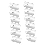 VICASKY 12 Stück Teiliges Banjo Saitenstützschraubensatz aus Rinderknochen Ersatz Saitenstützen für Banjos Kompatibel mit Verschiedenen Modellen Einfache Installation und Verbesserte