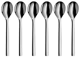 WMF Nuova Tee-/ Kaffeelöffel Set 6-teilig, 13,5 cm, Cromargan Edelstahl poliert, glänzend, spülmaschinengeeignet