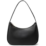 CYHTWSDJ Schultertaschen für Damen, süße Hobo-Handtasche, Mini-Clutch-Geldbörse mit Reißverschluss, schwarz, Large
