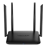 Wavlink AC1200 Wireless Dual Band Router(2.4GHz+5GHz), Gigabit WiFi Router for Home & Gaming, 1 x10/100/1000Mbps WAN Port, 4 x10/100Mbps LAN Port, Supports Single MIMO Beamforming, Long Range Coverag