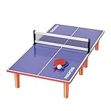Tragbarer -Pong -Tisch -Set - mit 2 Paddel 1 Ball wetterfeste Tischtennis Tische für Kinder Erwachsene Spielzimmer Flat Offices Falten