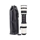 JINTU Teleobjektiv 420-800mm F8.3, EF Objektiv für Canon DSLR, Manueller MF Zoom Objektiv für Canon EF,EF-S Mount (schwarz) 4000D 2000D 1500D 1300D 1200D 850D 800D 750D 600D 500D 250D 90D 5D