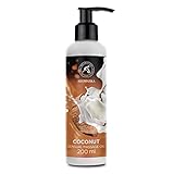 Sinnliches Massageöl Kokos 200 ml - Körperöl mit Mandelöl und Kokosöl - Exotisches Aroma - Massageöl für Paare - Körperpflege Öl - Hautpflege - Kissable Massage Öl