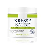 Kressesalbe Plus, Kressesalbe Gegen Altersflecken, Kresse Salbe Gesichtscreme, Pigmentflecken Entferner Gesicht, Aufhellende Creme Gegen Pigmentflecken, Altersflecken Entfernen (1)