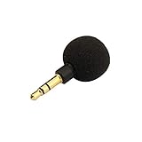 Futheda Mini Kondensator Mikrofon Richtmikrofon Geräte (3,5mm) mit Ausgang für Smartphone & Handy