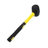 ASAKKURA Gummihammer Gummihammer Camping Schonhammer Hechthammer Sandhammer Mini Gummihammer Autohammer Küchenhammer Kleiner Gummihammer Pflasterhammer