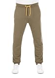 riverso Jogginghose Herren Baumwolle lang RIVVito Sweatpants Trainingshose Freizeithose Sporthose Jogger Biker, Größe:L, Farbe:Ivy Green