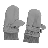 Healeved Schneehandschuhe Wasserfest Atmungsaktiv Winter Fäustlinge mit Elastischem für Jungen und Mädchen Isolierte Outdoor Ski Handschuhe aus Strapazierfähigem Polyester