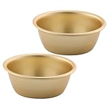 Toyvian 2 Stück Koreanische Traditionelle Weinschale Leichte Camping Schüssel ohne Griff Vielseitig für Outdoor Suppe und Getränke Geeignet