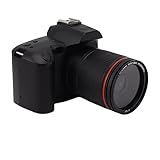 3 Zoll Bildschirm Digitalkamera, 4K 64MP Farbdisplay 16x Digital Zoom HD Vlogging Camera mit 4800mAh Batterie für Reisefotografie Video