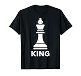 King Chess Piece Lustiges Brettspiel-Grafik für Schachspieler T-Shirt