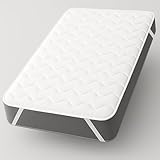Matratzenschoner 90 x 200 cm - Matratzenauflage für Matratzen bis 30cm - Bei 60°C waschbar & Öko-Tex Zertifiziert für mehr Hygiene im Bett - Unterbett als Schutz für Boxspringbett & Topper