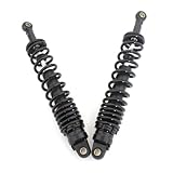 RLVYTA Motorräder Stoßdämpfer Motorrad Hinten Stoßdämpfer Feder Einstellbar Fit Für Honda Fit Für Yamaha Fit Für Kawasaki Fit Für Suzuki ATV Satz Stoßdämpfer(BK 400mm)