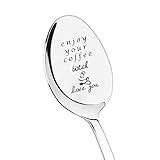 Kaffeelöffel für beste Freunde, Freundschaftsgeschenke für Frauen, Mädchen, Schwester, Freunde, Weihnachtsgeschenke für beste Freundin, Geburtstagsgeschenk, lustiger Löffel für Kaffeeliebhaber,