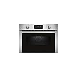 NEFF C1CMG84N0, N 50, Einbau Mikrowelle mit Heißluft, 45,4 x 59,4 x 57,0 cm (H x B x T), 44 l, Grill, 15 Automatikprogramme, Easy Clean, Edelstahl