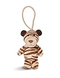 Nici Anhänger Tiger mit elastischer Schlaufe, 8 cm