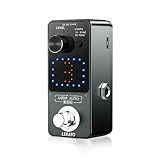 LEKATO Triple Looper Synchron Recording Elektrisches Auto Loop Effektpedal 18 Minuten Aufnahmezeit Unbegrenzte Overdub Guitar Looper Station für Gitarren BassTuner-Funktion