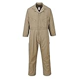 Portwest DUBAI BAUMWOLL-OVERALL, Größe: S, Farbe: Khaki, C812KHRS