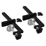 Entgoinggo G-Klemmen, 2 Stück, verstellbare Tischklemmen, 10–140 mm, Spannbereich, Aluminium, Kohlenstoffstahl, Schraubzwingen für Holzbearbeitung, Schweißen, Heimprojekte
