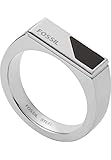 Fossil Herrensiegelring Dress Gilded Onyx schwarz, JF03930040