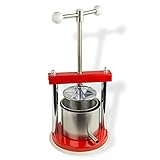 Edelstahl Obstpresse Beerenpresse Weinpresse Saftpresse Fruchtpresse 1,5 Liter