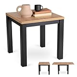 MEBEL ELITE Esstisch ausziehbar 80–160 cm Eiche Craft – Moderner Esszimmertisch mit Einlegeplatte – Rechteckiger Holztisch für Küche & Wohnzimmer – Küchentisch klein & pflegeleicht
