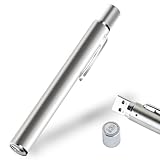 KEWAYO Diagnostikleuchte Pupillenleuchte Medizinische, Aufladbar USB Diagnostische LED Stiftlampe Ärzte Krankenschwester Zubehör, Medizinische Lampe Stiftlicht mit 2 Lichtquellen, Taschenclip