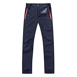 C'est TT Fahrrad Regenhose, Radlerhose Herren Lang Winddicht Wanderhose Slim Fit Radsport-Hose Sommer Softshellhose Atmungsaktiv Radlerhose Schnelltrocknend Mountainbike Hose Komfort Outdoorhose