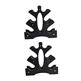 ARTSEWPLY 2 Stück kleiner Hantelständer Etagen-Hantelständer Hantelbaum verstellbare Hanteln Korb gym zubehör dumbbell rack Hantelständer fürs Fitnessstudio Dreilagiger Hantelhalter pp Black