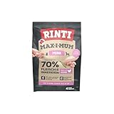RINTI - Max-i-Mum Mini | Trockenfutter für kleine, ausgewachsene Hunde mit 70% Fleisch & Innereien. Getreidefreies Alleinfutter mit ausgewogenem Protein-/Fett-Verhältnis | 2x4kg Huhn