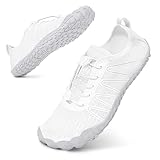Bigzagger Barfuss Schuhe Damen Herren Sommer Barfußschuhe Damen Schnell Trocknend Badeschuhe mit Breite Zehenbox und Zero-Drop Sohle Unisex Barfussschuhe Traillaufschuhe Fitnessschuhe