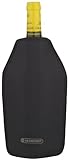 Le Creuset, Aktiv-Weinkühler für Wein oder Champagner, Schwarz, Wasserabweisender Stoff, 22 x 15.5 x 2.1 cm, WA-126, 59142010006068