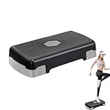 Verstellbares Aerobic-Trainings-Stepper - Stepper für das Training, Aerobic Stepper verstellbar, Aerobic Stepper | Tritthocker mit 3 Sprossen für Krafttraining und Cardio-Training