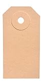 BT-Label 1000 Anhängeschilder 30 x 60 mm mit Loch (verstärkte Kartonöse), als Warenanhänger, Kartonanhänger, Anhängezettel, Papier-Anhänger, Tags, Karton-Etiketten