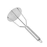 TOYANDONA 2 Stück Edelstahl Kartoffelpresse mit Anti rutsch griff Langlebig und Spülmaschinenfest Vielseitig für Kartoffelpüree Obst und Gemüse Praktische Küchenutensilien für Zuhause und