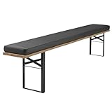 YFHT Bierzeltgarnitur Auflage Maßgefertigte Größen und Farben Bierbankauflagen mit Rutschfester Unterseite, Passend für Alle Biergarnitur Auflagen Set