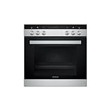 Siemens EQ110KA1Z iQ100 Herd-Glaskeramik-Kochfeld-Kombination (herdgesteuert), 59,4 cm breit, Schnellaufheizung, 3D-Heißluft Plus Backen auf 3 Ebenen