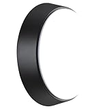 Luceco LED Eco Außenleuchte Rund, Außenlampe 10 Watt, Wandleuchte IP54 Wasserfest, Schwarz und Weiß Dekorring, EBER10S40-01