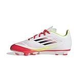 Adidas Unisex F50 Club Football Boots FG/MG Kids Fußballschuhe, Cloud White/Core Black/Solar Yellow, 36.5 EU