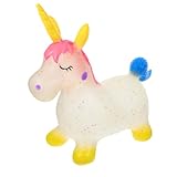 HAPINARY Aufblasbares Spielzeugsprungpferd Tierisch Hüpfend Reitpferd Hüpfendes Hüpfendes Pferd Hüpftier Für Kleinkinder Pullover Für Kleinkinder Hüpftier Für Plastik
