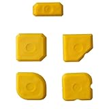 EXQIOUR 5-teiliges Abdichtungswerkzeug-Set für Reparatur und Wartung, Dichtmittel, Finishing Fugenschaber, Abdichtungswerkzeug-Set