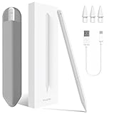 Eingabestift für iPad 9. und 10. Generation, Milikilo iPad-Stift, mit Stifthalter, Handflächenabweisung, Neigungsempfindlichkeit, für iPad 6/7/8/9/10, iPad Pro, 11 Zoll und 12,9 Zoll, iPad Air 3/4/5,